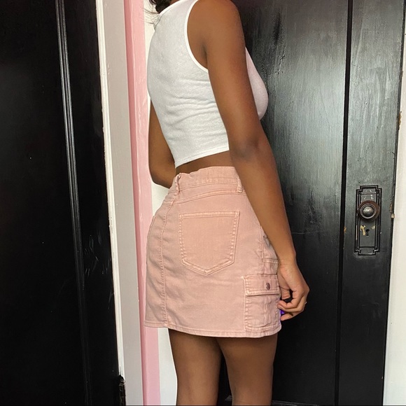 Gap Y2k Light pink cargo mini skirt - Picture 4 of 5